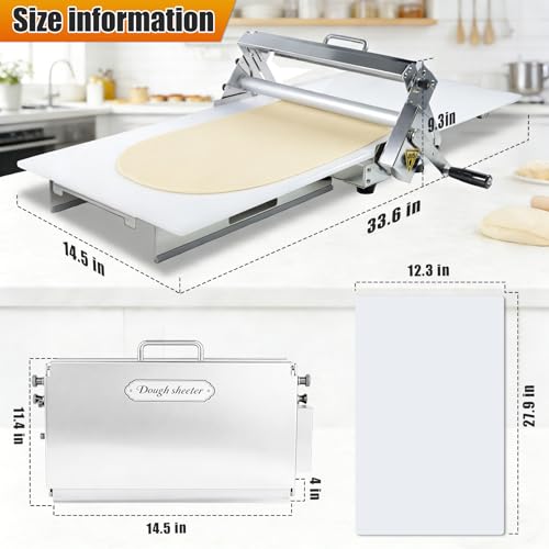 Commercial dough sheeter machine