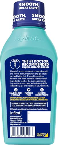 Image of Mylanta Liquid Antacid & Gas Relief, Classic Flavor, 12 Fl Oz (3-Pack)