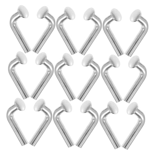 KICHOUSE 35pcs Silver Steel Heavy Duty Clips Heavy Duty Bolts Drop Pin Pallet Rack Accessories