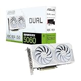 ASUS Dual GeForce RTX™ 5060 8GB GDDR7 White Edition (PCIe 5.0, 8GB GDDR7, DLSS 4, HDMI 2.1b, DisplayPort 2.1b, 2.5-Slot, Axial-tech Fan Design, 0dB Technology, Dual BIOS and More)