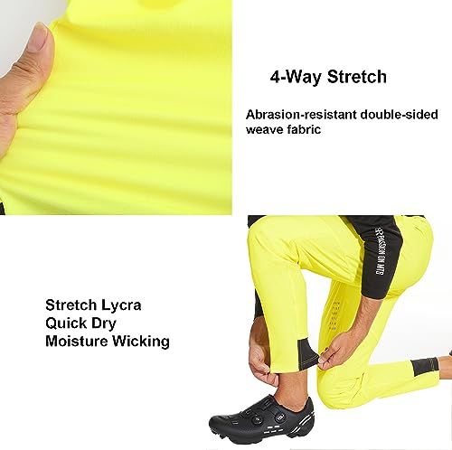 REYSHIONWA Calça masculina BMX para ciclismo, mountain bike, Downhill, MTB Dirt Bike Riding Defend,