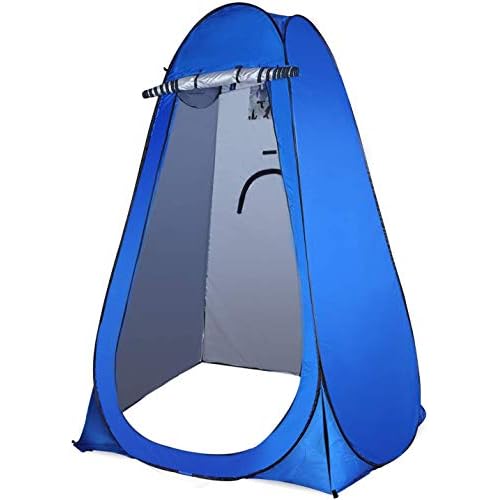 Shower Privacy Toilet Tent Beach Portable Changing Dressing Camping Pop Up tents Room Sun Sunshade Baby Outdoor Backpack Shelter Canopy (BLUE)