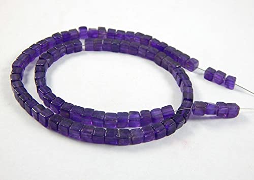 Améthyste naturelle africaine perles lisses 3D pour bijoux 16''