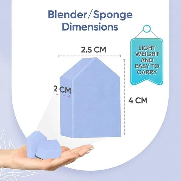 Image of VEGA Makeup Blender Sponge - Pack of 12 Soft Beauty Blender for Foundation, Concealer, BB Cream & Powder - Professional Makeup Sponge Puff for Flawless Makeup & Smooth Blending for Women, (MP-06)