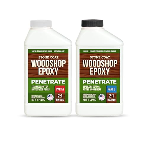 Stone Coat Woodshop Epoxy Penetrate 1.5 Pint Kit Low Viscosity