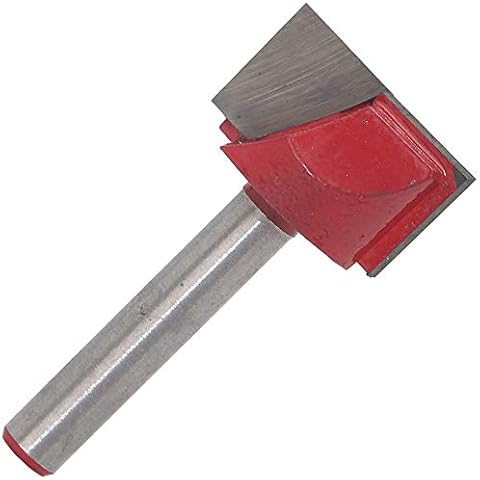 Bottom Cleaning Bit MASO 6 x 30mm Straight Shank Cleaning Buttom Router Bits CNC Router End Milling Cutter Woodworking Tool Bit for Slotting, Trimming Cover