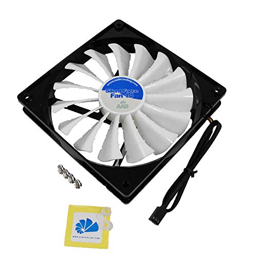 AABCOOLING Silent Force Fan 14, Silent and Efficient 140mm Fan with 4 Anti-vibration Pads, 140mm Case Fan, CPU Cooling Fan - Image 4