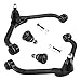 PHILTOP 4Pcs Front Suspension Kit Fit for Jeep Liberty 2005 2006 2007,2 Lower Ball Joints K80767+2 Upper Control Arm w/Ball Joint Assembly K3198