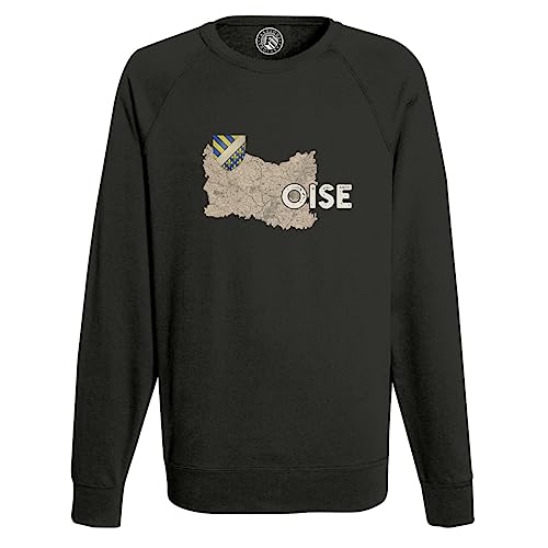 Sweat Homme Oise 60 Beauvais Pull Confortable Contre le Froid Style Rétro