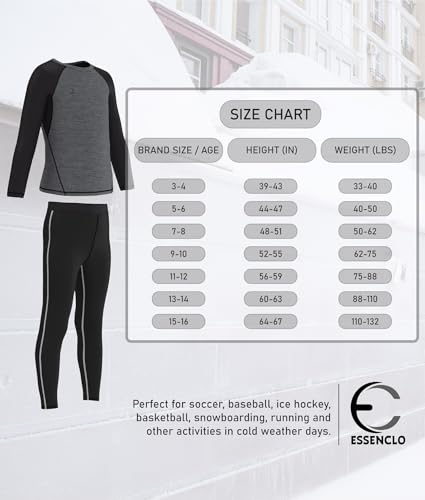 Boys Compression Pants and Youth Athletic Shirts Set 3 or 4 Piece Base Layer Gear for Kids Sports, Football, Soccer - Image 8