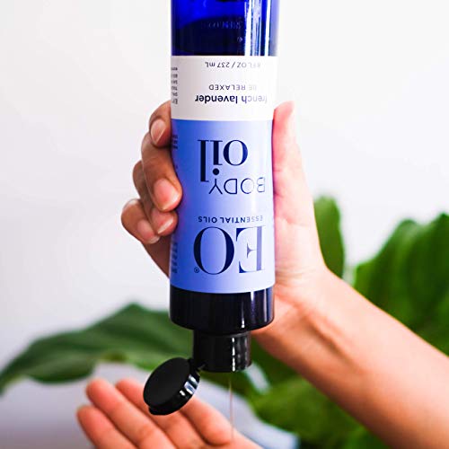 EO Body Oil: Massage and Moisturize, French Lavender, 8 Ounce - Thumbnail 4
