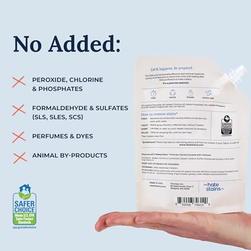 Miss Mouth's Messy Eater Stain Treater - 16oz Refill - Newborn & Baby Essentials - No Dry Cleaning Food, Grease, Coffee Off Laundry, Underwear, Fabric - Image 6