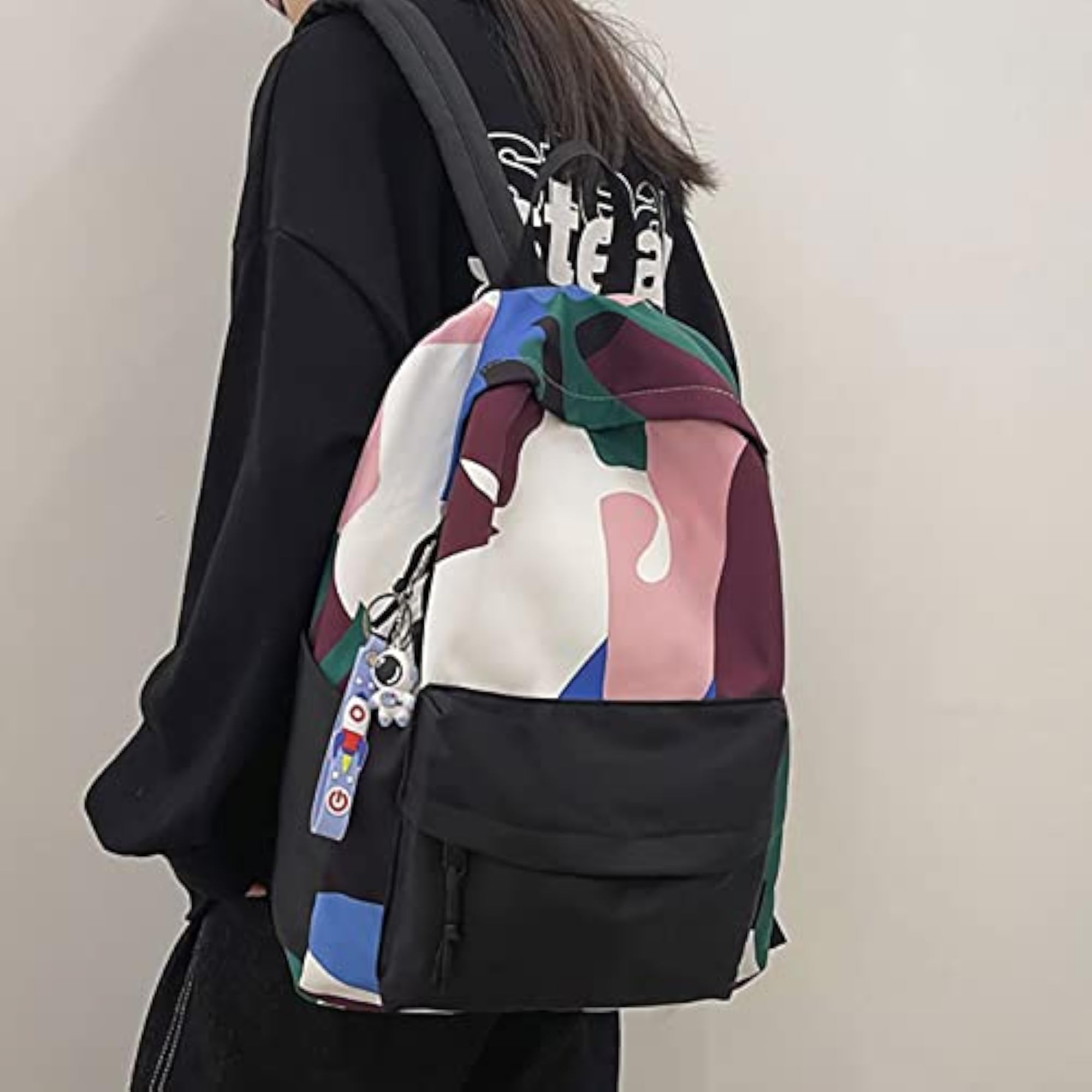 Women's Lightweight Multi-pocket Waterproof Backpack, Urban Travel