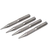 HORUSDY 4-Piece Nail Setter Punch and Center Punch Set