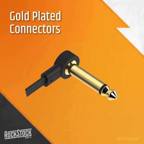 Rock Stock FLAT-5CM-C-3 Guitar Flat Patch Cables thumb #4