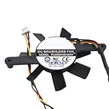 Fan for Sapphire for FirePro W5000 W5100 WX5100 DVI PLD05010S12HH Graphics Card Cooling Fan Easy to Replace(3PIN)