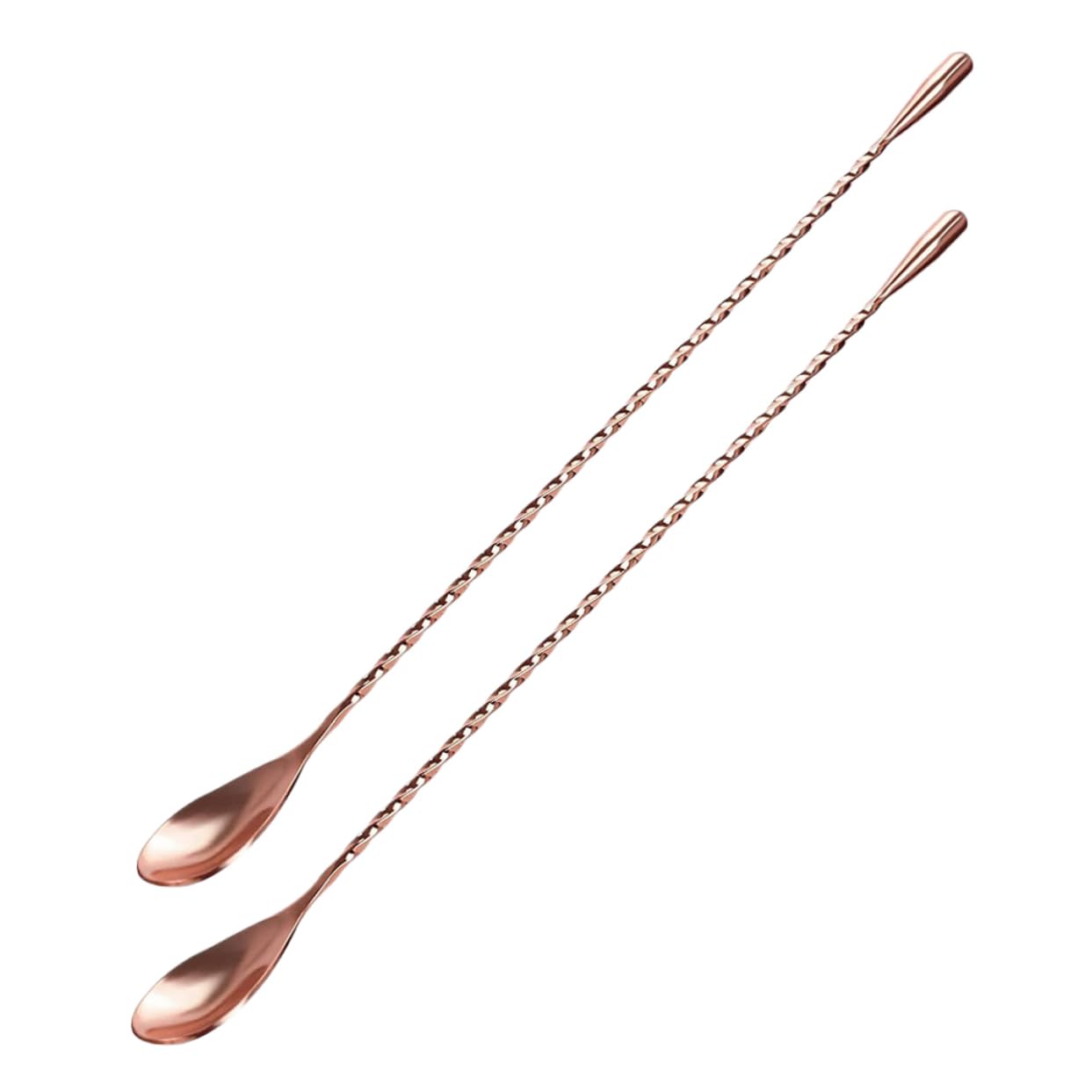 CIYODO 2pcs Bartending Spoon Caviar Spoon Stirrers for Mixed Drinks Coffee Drink Mini Whisk Mini Spoons Espresso Spoon Mini Scoops Cocktail Mixing Spoon Bar Spoon Stainless Steel