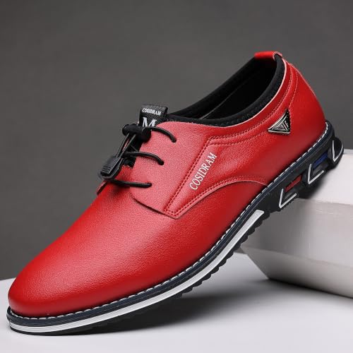 Image of COSIDRAM Mens Business Dress Shoes Casual Slip-on Comfort Walking Shoes