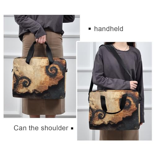 Bolso de hombro para laptop con diseño de árbol y múltiples bolsillos miniatura 2