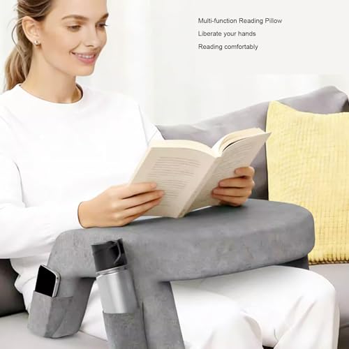 Oreiller de lecture Zerodis gris sidéral avec mousse à mémoire de forme - 8