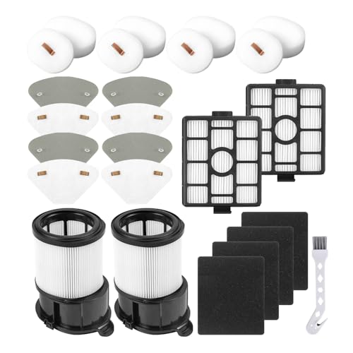 Replacement for Shark IP3251 IP3253 Cordless PowerDetect vacuum 2Auto-empty Dock Filter 4Pre-motor Filter Assembly 2Handheld Vacuum Post-motor Filter 4Pre-moter Filters 4Carbon Cotton 1Brush