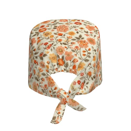 Image of Adjustable Scrub Cap with Sweatband, Breathable Working Hat for Men /Women