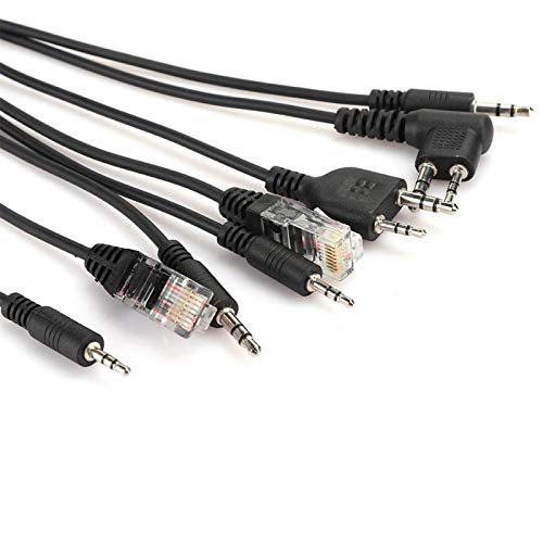 Goshyda Cavo di Programmazione, Cavo di Programmazione per Chip CH340 USB 8 in 1, per/QuanShengcn/Tyt Radio