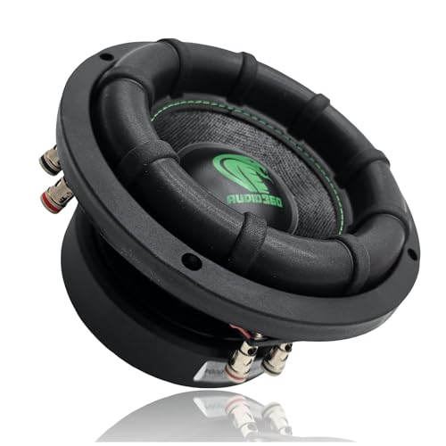 AUDIO360 ADS6525 6.5-Inch Car Subwoofer 600W Max Power Compact Design 4-Ohm Impedance - Perfect for Small Enclosures