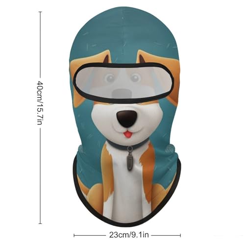 Balaclava Mask for Men Ski Mask for Women Dog Full Face Mask Face Cover for Cycling, 1, Style miniatura 2