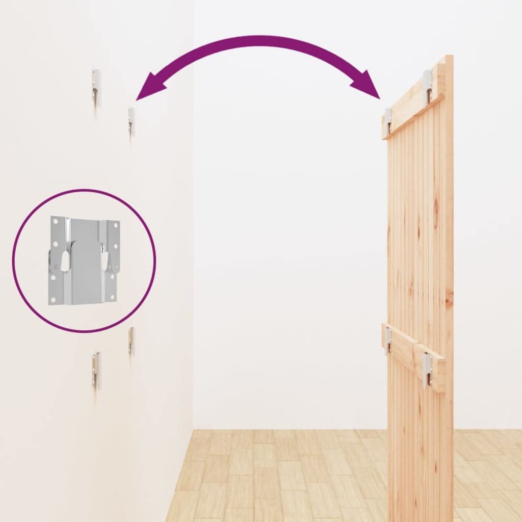 824953 Testiera da Parete 82,5x3x110 cm in Legno Massello di Pino Testata in Legno,Testata Letto Matrimoniale Muebles Dormitorio Spalliera Letto Testiere per Letto Matrimoniale