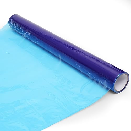 WINSOME Glass Window Protection Film - 600mm x 25m Roll Self Adhesive Protector Door Covering Tape Protect from Dust, Paint Stain and uv Resist