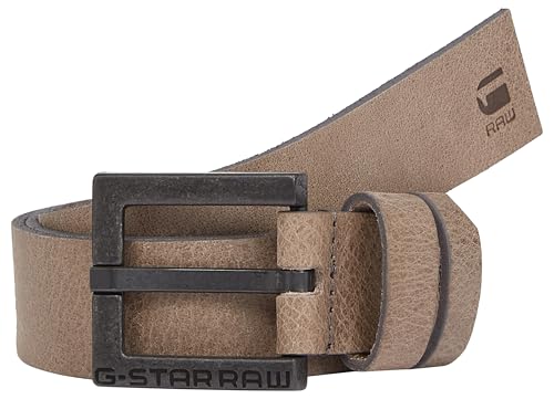 Gistaró Men's Leather Belt, New Duko Belt, CUBA LEATHER/Graphite, 95cm