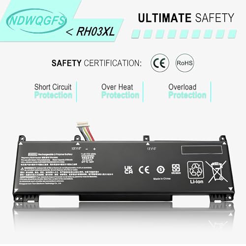 Image of RH03XL M02027-005 Laptop Battery Replacement for HP ProBook 430 440 445 450 455 630 640 650 G8 G9 G10 Series EliteBook 630 640 645 650 655 G9 G10 Series HSTNN-DB0B HSTNN-UB7X HSTNN-OB1T