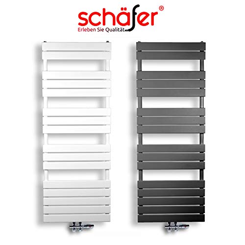 Preisvergleich Produktbild Badheizkörper PULLMAN 600x1000 mm Mittelanschluss Anthrazit