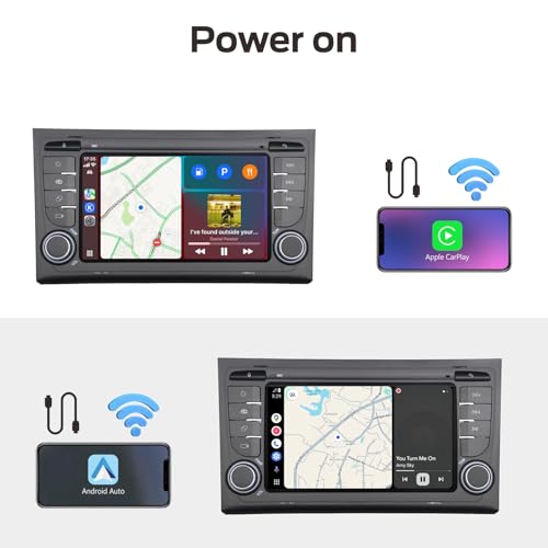 Autoradio Linux Audi S4 Android Auto CarPlay sans fil Bluetooth RDS - 3