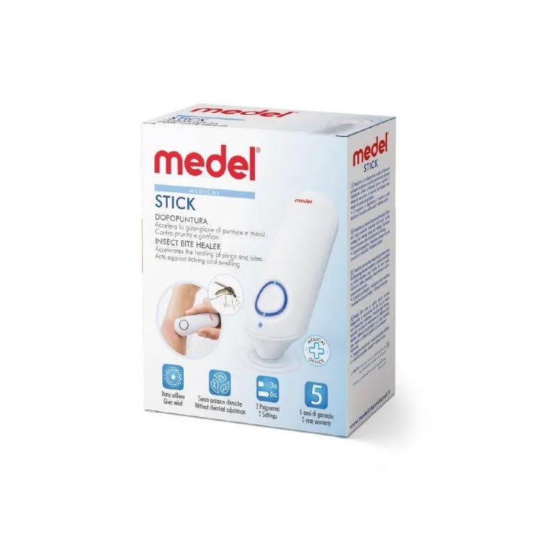 Medel Dopopuntura Stick Elettronico per Punture di Insetti e Zanzare