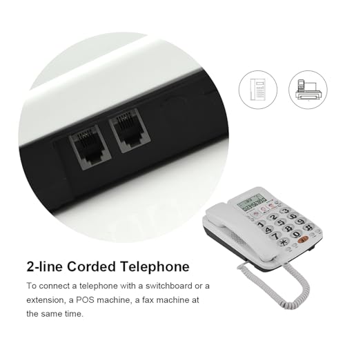 Teléfono Fijo con Cable y Contestadora miniatura 5