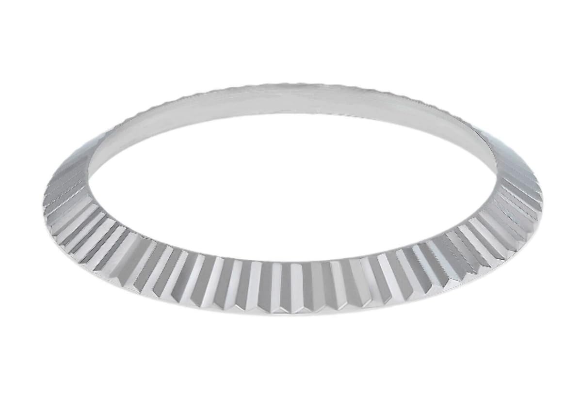 Ewatchparts Fluted Bezel Compatible With 41 Rolex Datejust 126300 126333,126334 Stainless Steel