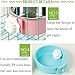 kathson Crate Dog Bowl, Removable Stainless Steel Hanging Pet Kennel Cage Bowl...