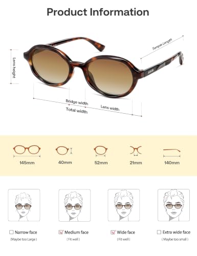 Image of SOJOS Trendy Polarized Oval Sunglasses for Women Men,Fashion Ovale Rounded Shades Fashion Wave Frame UV400 Protected SJ2697