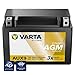 Produktbild VARTA Automotive DYNAMIC AGM Auxiliary (AUX9) 12V 9Ah 130A - Stützbatterie Nassbatterie für KFZ - Zusätzliche Starterbatterie für Autos mit hohem Energiebedarf - Wartungsfreie Bleisäurebatterie