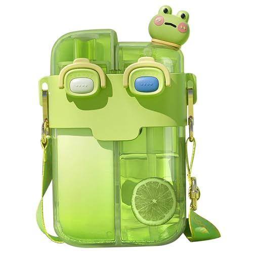 Botella de agua para niños antiderrames con doble capa protectora 8