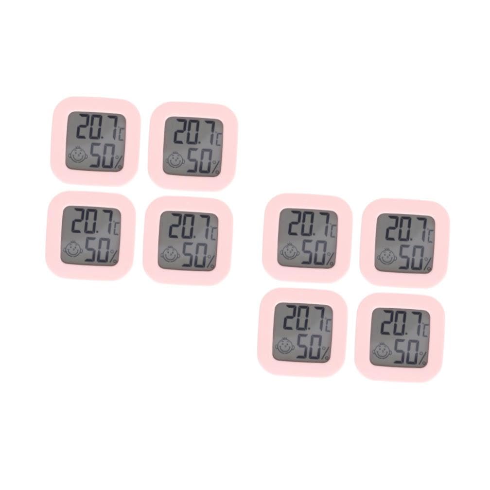 2 Ensembles Thermomètre Hygromètre Numérique Électronique Domestique Compteur De Température Moniteur De Température À Domicile Abdos Couleur Aléatoire 4 Pièces * 2