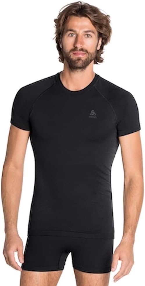 Odlo Men's Performance Warm Eco_196242 Functional Underwear Short-Sleeve Shirt (Pack of 1)