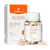 CANTABRIA LABS Heliocare Dietary Supplement: 240mg Polypodium Leucotomos Extract Pills - Antioxidant Rich Formula with Fernblock and PLE Technology - 60 Veggie Capsules