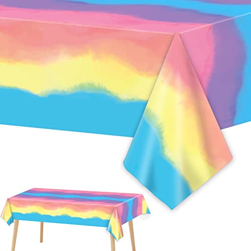3pcs 50th Birthday Tablecloths for Man and Women Black Gold Vintage 1973 Party Decorations Fifty Years Old Party Supplies