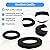 RV Toilet Seal Kit for Thetfords Aqua Magic Style Plus, Style Lite, Style II & Residence RV Toilets, 34120 Waste Ball Seal Kit Replacement Parts with Mounting Hardware Kit, 2 in 1 Camper Set