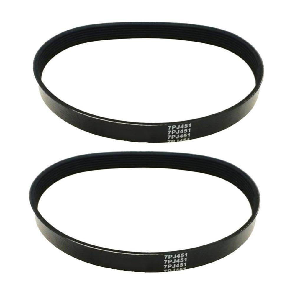 Correa de transmisión 7PJ451 Apta for cortacésped Rotak 320, Correa de transmisión de 7 Costillas, 16mm de Ancho(2pcs)
