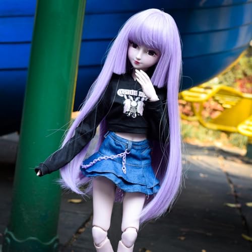 Muñeca articulada 1/3 BJD 56 cm con ropa removible miniatura 7
