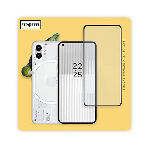 Image of Advanced Full Glue Tempered Glass Protector for Nothing Phone (1) | Edge to Edge Screen Protector Guard Protector, Pack of 1